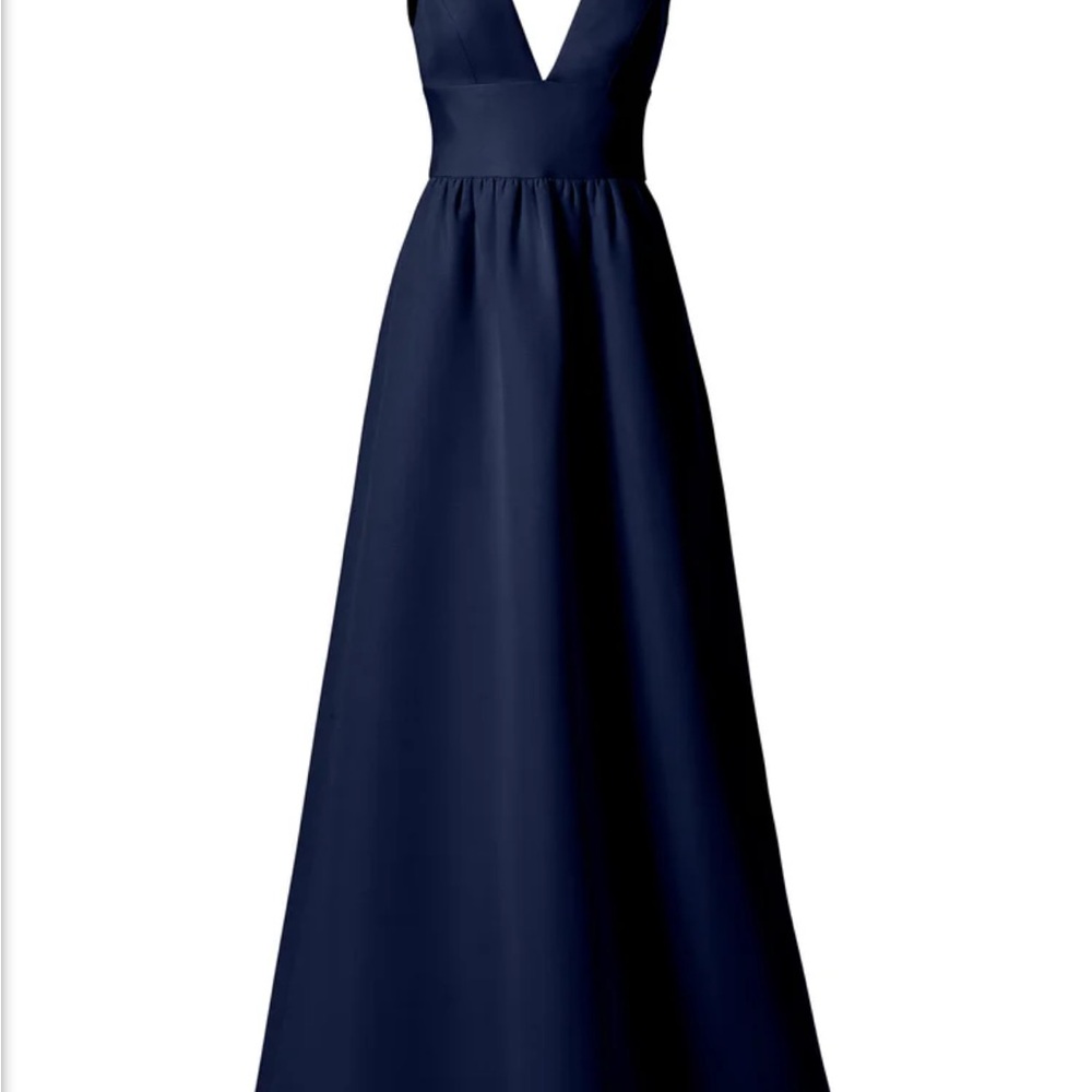 Amsale Bobbi Dress-Navy
